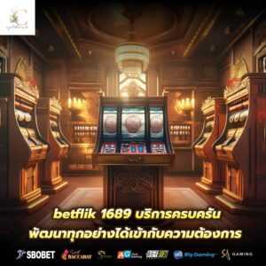 betflik 1689 บริการครบครัน พัฒนาทุกอย่างได้เข้ากับความต้องการ